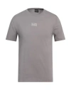 Ea7 Man T-shirt Grey Size 3xl Cotton
