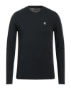 Ea7 Man T-shirt Lead Size Xs Cotton, Elastane In Grey