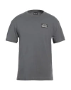 Ea7 Man T-shirt Lead Size 3xl Cotton In Grey