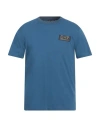 Ea7 Man T-shirt Light Blue Size Xl Cotton