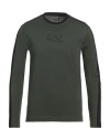 Ea7 Man T-shirt Military Green Size 3xl Cotton