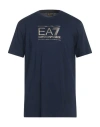 Ea7 Man T-shirt Navy Size 3xl Cotton