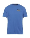 Ea7 Man T-shirt Purple Size Xs Cotton