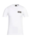 Ea7 Man T-shirt White Size 3xl Cotton In White