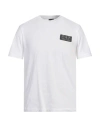 Ea7 Man T-shirt White Size 3xl Cotton In White