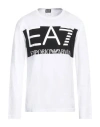 Ea7 Man T-shirt White Size 3xl Cotton