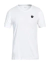 Ea7 Man T-shirt Light Grey Size 3xl Cotton In White