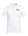 Ea7 Logo-patch Cotton T-shirt In White