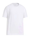Ea7 Man T-shirt White Size Xxl Cotton