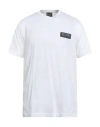 Ea7 Man T-shirt White Size Xxl Cotton