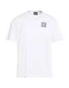 Ea7 Man T-shirt White Size Xxl Cotton In White