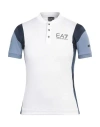 Ea7 Man T-shirt White Size Xxs Recycled Polyester