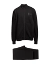 Ea7 Man Tracksuit Black Size 3xl Cotton, Polyester, Elastane
