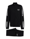 Ea7 Man Tracksuit Black Size 3xl Cotton, Polyester, Elastane