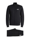 Ea7 Man Tracksuit Black Size L Cotton, Elastane