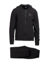 Ea7 Man Tracksuit Black Size Xxs Polyester, Elastane