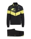 Ea7 Man Tracksuit Black Size Xxl Polyester, Elastane In Black