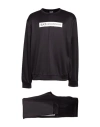 Ea7 Man Tracksuit Black Size Xxl Polyester, Elastane