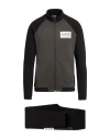 Ea7 Man Tracksuit Charcoal Size L Cotton, Polyester In Grey