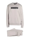 Ea7 Man Tracksuit Grey Size Xl Polyester, Elastane In Gray