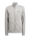Ea7 Man Tracksuit Light Grey Size L Cotton, Elastane