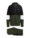 Ea7 Man Tracksuit Military Green Size Xs Cotton, Polyester, Elastane