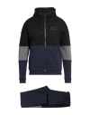 Ea7 Man Tracksuit Navy Size Xxs Cotton, Polyester, Elastane In Navy