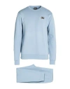 Ea7 Man Tracksuit Sky Blue Size Xl Cotton, Polyester, Elastane