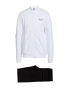 Ea7 Man Tracksuit White Size Xxl Cotton