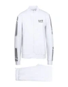 Ea7 Man Tracksuit White Size Xl Cotton, Polyester, Elastane