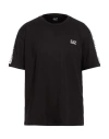 Ea7 Man T-shirt Black Size 3xl Cotton