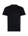Ea7 Man T-shirt Black Size M Lyocell, Polyester
