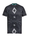 Ea7 Man T-shirt Black Size S Polyester, Elastane In Black