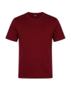 Ea7 Man T-shirt Brick Size Xl Modal, Polyester In Red