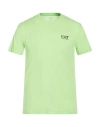 Ea7 Man T-shirt Light Green Size Xxl Cotton