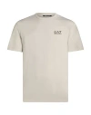 Ea7 Man T-shirt Light Grey Size 3xl Viscose, Polyamide, Elastane In Neutral