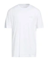 Ea7 Man T-shirt White Size Xxl Cotton In Multi