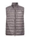 Ea7 Man Vest Grey Size 3xl Polyamide In Animal Print