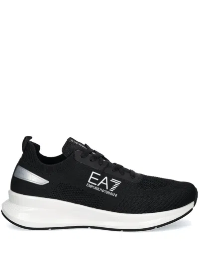 Ea7 Maverick Sneakers In Black