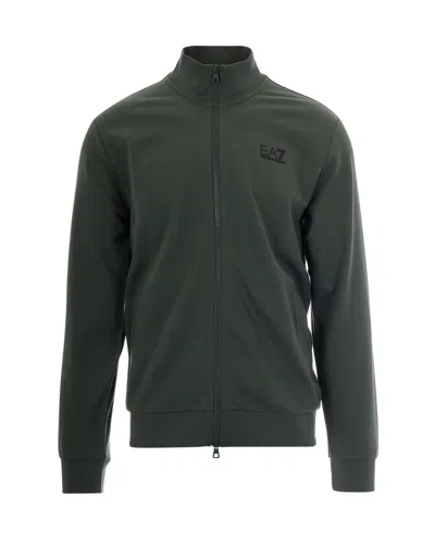Ea7 Men's Casual Sweater For Spring/summer 2026 In Cilantro