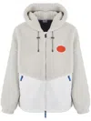 Ea7 Fleece Performance Hoodie In Grey