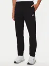 Ea7 Men's Sports Pants  8npp65 Pjvrz Core Id 1200 Black In Black