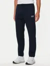 Ea7 Men's Sports Pants  8npp65 Pjvrz Core Id 1562 Armor Blue In Blue