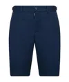 Ea7 Midnight Blue Straight Shorts In Blue
