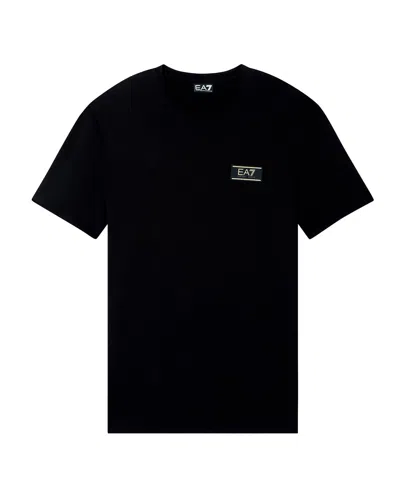 Ea7 Mini Graphic T-shirt For Men In Black
