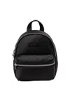 Ea7 Mini Satin Backpack In Black