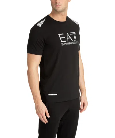 Ea7 Natural Ventus 7 T-shirt In Black