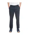 Ea7 Navy Blue Slim Casual Pants In Black