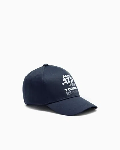 Ea7 Nitto Atp Finals Baseball Cap With Event Logo In Blue