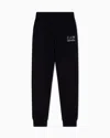 Ea7 Organic Cotton-blend Logo Series Joggers